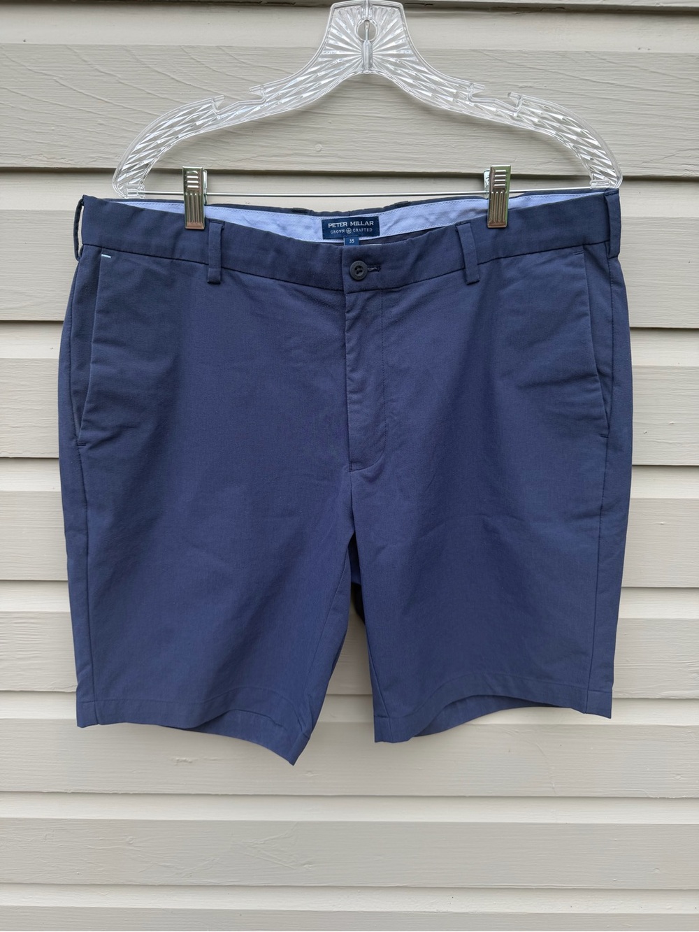Peter Millar Navy Crown Crafted Men’s Performance Shorts